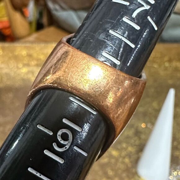 Pietersite Stone Boho Ring Size 8 (not sure of metal) - Picture 3 of 3